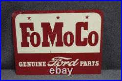 Vintage Original FoMoCo Genuine Ford Parts Painted Metal Sign 18 x 13-1/2