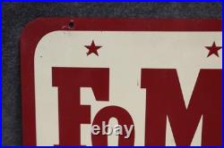 Vintage Original FoMoCo Genuine Ford Parts Painted Metal Sign 18 x 13-1/2