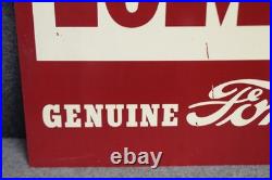 Vintage Original FoMoCo Genuine Ford Parts Painted Metal Sign 18 x 13-1/2