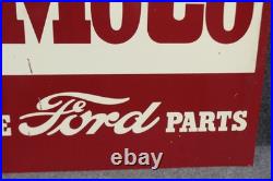 Vintage Original FoMoCo Genuine Ford Parts Painted Metal Sign 18 x 13-1/2