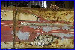 Vintage Original Plymouth Fury Tin Car Sign Metal Advertising Dealer Metal Garag