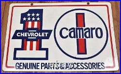 Vintage Original Rare Chevrolet Chevy Camaro Parts Accessories Advertising Sign