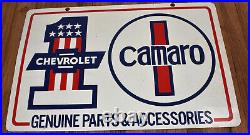 Vintage Original Rare Chevrolet Chevy Camaro Parts Accessories Advertising Sign