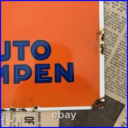 Vintage Osram Auto Lampen 8x12 Inches Porcelain Enamel Sign