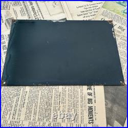 Vintage Osram Auto Lampen 8x12 Inches Porcelain Enamel Sign