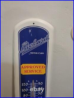 Vintage PACKARD MOTOR CARS Approved Service 39 Thermometer Auto Gas Oil Works