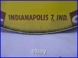 Vintage PAM CLOCK Styl Allied Auto Parts Wall Thermometer Indianapolis NAPA 1958
