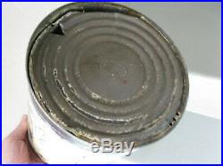 Vintage PENN-WYN oil can Rare OLD 5 Qt Tin Can Race Car Plane AMAZING GRAPHICS