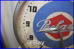 Vintage Packard Dealership Neon Advertising Clock 20 Diameter