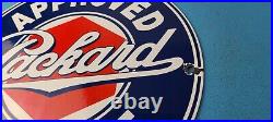 Vintage Packard Porcelain Gas Service Station Automobile Dealership Sales Sign