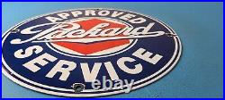 Vintage Packard Porcelain Gas Service Station Automobile Dealership Sales Sign