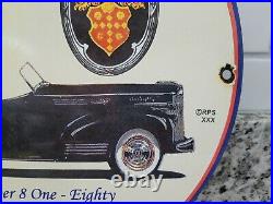 Vintage Packard Porcelain Gas Sign Car Auto Dealer Signage Motor Oil Service