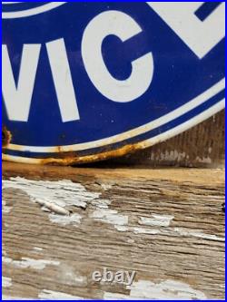 Vintage Packard Porcelain Sign Automobile Truck Car Dealer Service Garage 12