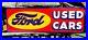 Vintage-Painted-Metal-Ford-USED-CARS-Truck-Gas-Oil-12x36-Car-Auto-Sales-Sign-01-wq