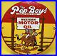 Vintage-Pep-Boys-Western-Motor-Oil-Porcelain-Sign-Gas-Station-Pump-Plate-Auto-01-fy
