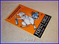 Vintage Perfect Circle Piston Rings & Expanders Pig +car 12 Metal Gasoline Sign