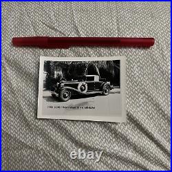Vintage Photo Advertisement Trading Card Size 1930 Cord Front Wheel Cabriolet