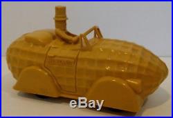 Vintage Planters Mr Peanut Advertising Car Peanutmobile Tan EXC Rare Toy 5