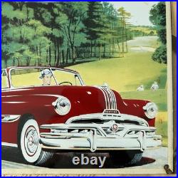 Vintage Pontiac Automobiles Dealer 12 Inch Porcelain Enamel Sign