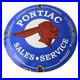 Vintage-Pontiac-Automobiles-Sign-Automobilia-Man-Cave-Porcelain-Gas-Pump-Sign-01-gv