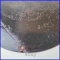 Vintage Pontiac Automobiles Sign Automobilia Man Cave Porcelain Gas Pump Sign