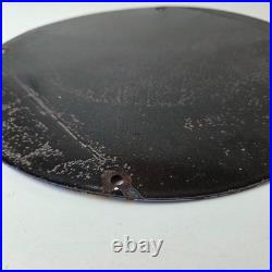 Vintage Pontiac Automobiles Sign Automobilia Man Cave Porcelain Gas Pump Sign