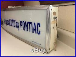 Vintage Pontiac GTO sign