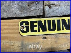 Vintage Pontiac Porcelain Sign Gas Station Car Old Dealer Motor Oil Service 18