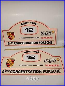 Vintage Porsche Starter Sign 1995 Concentration Porsche Germany