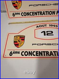 Vintage Porsche Starter Sign 1995 Concentration Porsche Germany