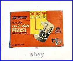 Vintage Power Pak Forgen Pistons Advertising Tin Sign Board Automobile Old TS282