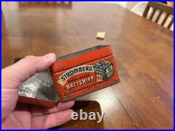 Vintage R&s Auto Stores Bulb Tin Rare Hard To Find Excellent Condition