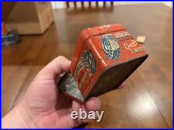 Vintage R&s Auto Stores Bulb Tin Rare Hard To Find Excellent Condition