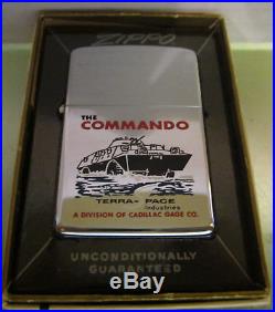 Vintage RARE 1963 COMMANDO ARMORED TANK CAR ZIPPO LIGHTER NEW Advertisement