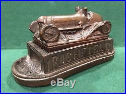 Vintage RICHFIELD Gasoline Race Car Cigarette Holder Dealers Presentation Award
