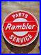 Vintage-Rambler-Porcelain-Sign-Used-Car-Dealer-Sales-Service-Department-USA-12-01-al