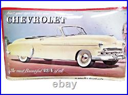 Vintage Rare 1949 Chevrolet Car Skyeline Deluxe Advertisement Subway Bus Poster