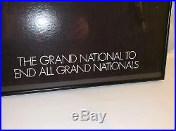 Vintage Rare 1987 Buick Grand National GNX Dealer Poster Picture 15x24 Framed