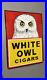 Vintage-Rare-White-Owl-Cigars-Tobacco-33-Porcelain-Sign-Car-Gas-Oil-Truck-Auto-01-nh