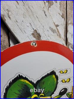 Vintage Ratfink Porcelain Sign 30 Old 1962 Hot Rod Racing Car Heart Brothel