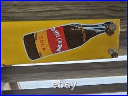 Vintage Rc Cola Door Push Bar Porcelain Sign 24 Car Gas Oil