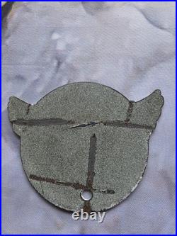 Vintage Reo Red Motor Car Co Porcelain Sign Landing MI 4×3