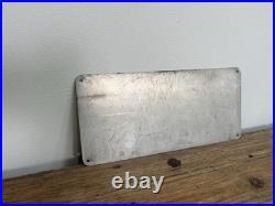 Vintage Reserved For Company Car Sign