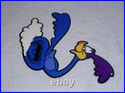 Vintage Roadrunner Looney Tunes Road Runner Plymouth Car Metal Gasoline Oil Sign