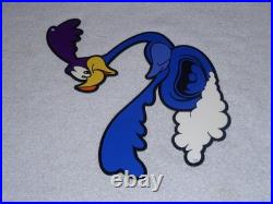 Vintage Roadrunner Looney Tunes Road Runner Plymouth Car Metal Gasoline Oil Sign