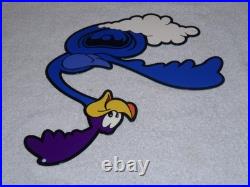 Vintage Roadrunner Looney Tunes Road Runner Plymouth Car Metal Gasoline Oil Sign
