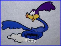 Vintage Roadrunner Looney Tunes Road Runner Plymouth Car Metal Gasoline Oil Sign