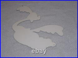 Vintage Roadrunner Looney Tunes Road Runner Plymouth Car Metal Gasoline Oil Sign