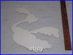 Vintage Roadrunner Looney Tunes Road Runner Plymouth Car Metal Gasoline Oil Sign