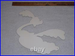 Vintage Roadrunner Looney Tunes Road Runner Plymouth Car Metal Gasoline Oil Sign